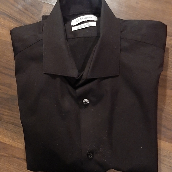 Calvin Klein, 16, 32/33 Black Dress Shirt!! - Picture 1 of 1